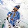 Huk Women's Aqua Dye Pursuit Performance Long Sleeve Fishing Shirt