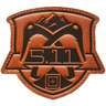 5.11 Mountaineer Patch - Brown - Brown 3in x 3.4in
