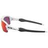 Oakley Flak XS Polarized Sunglasses - Polished White/Red - Youth