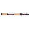 Temple Fork Outfitters Tactical Bass Casting Rod - 7ft 4in, Extra Heavy Power, Moderate Action, 1pc - Red/Black/Cork