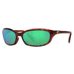 Costa Harpoon Polarized Sunglasses - Tortoise/Green Mirror