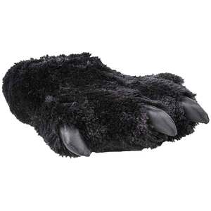 Wishpets Animal Slippers - Black Bear - Size M