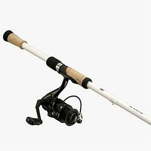 13 Fishing Code White Spinning Rod and Reel Combo - 6 ft 6in, Medium Light Power, 1pc