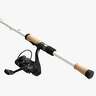 13 Fishing Code White Spinning Rod and Reel Combo - 6 ft 6in, Medium Light Power, 1pc - White 2000