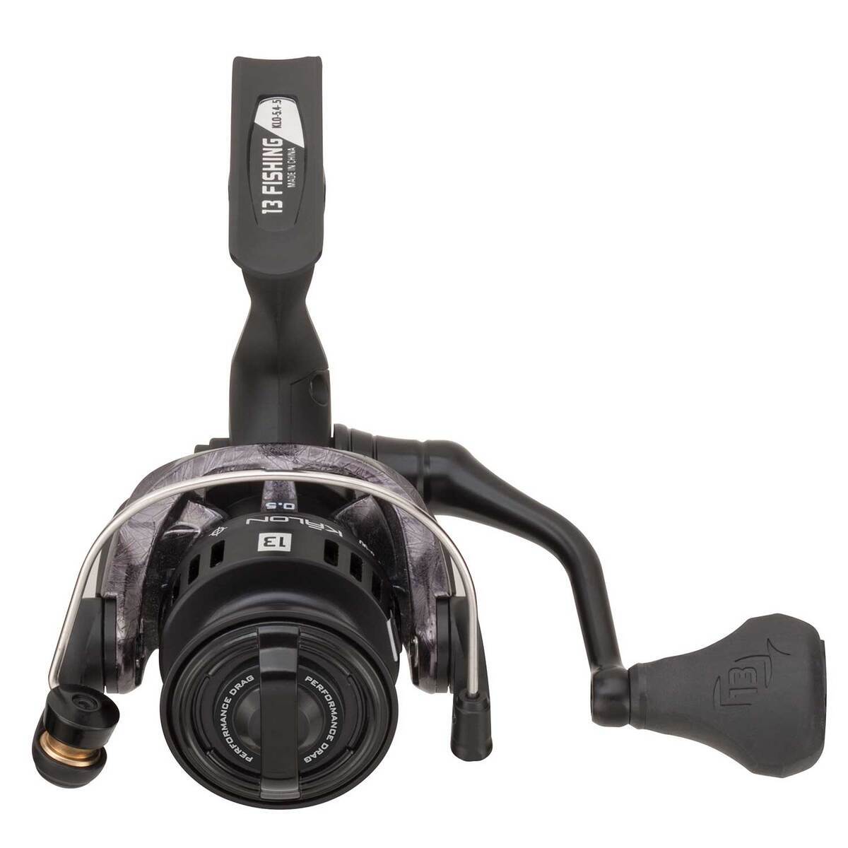 13 Fishing Kalon Blackout Ice Fishing Spinning Reel - Black, 0.5 - Black 13 Fishing Kalon Blackout Ice Fishing Spinning Reel - Black, 0.5 - Black