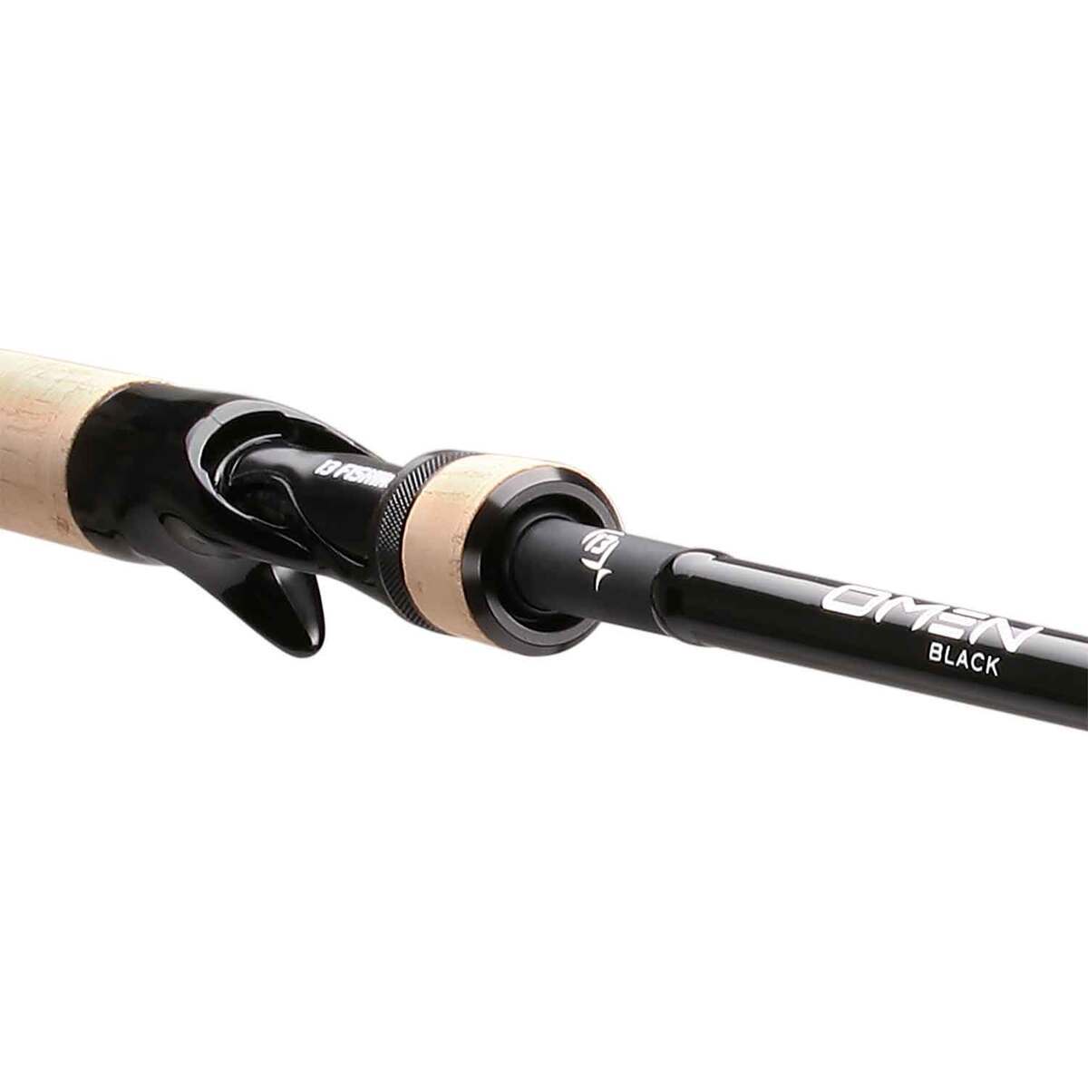 13 Fishing Omen Black 3 Casting Rod - 7ft 1in, Medium Heavy Power ...