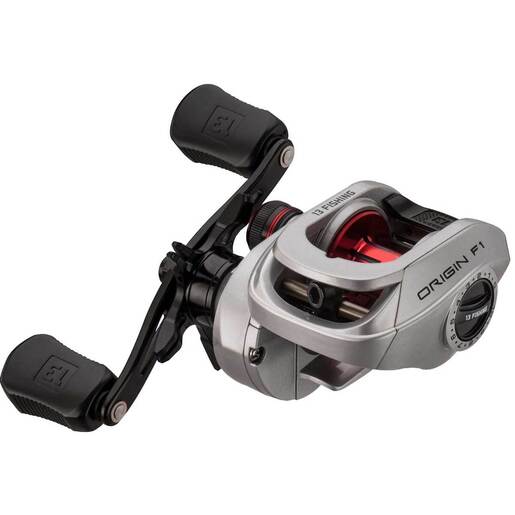 13 Fishing Origin F1 Casting Reel – Silver / Black