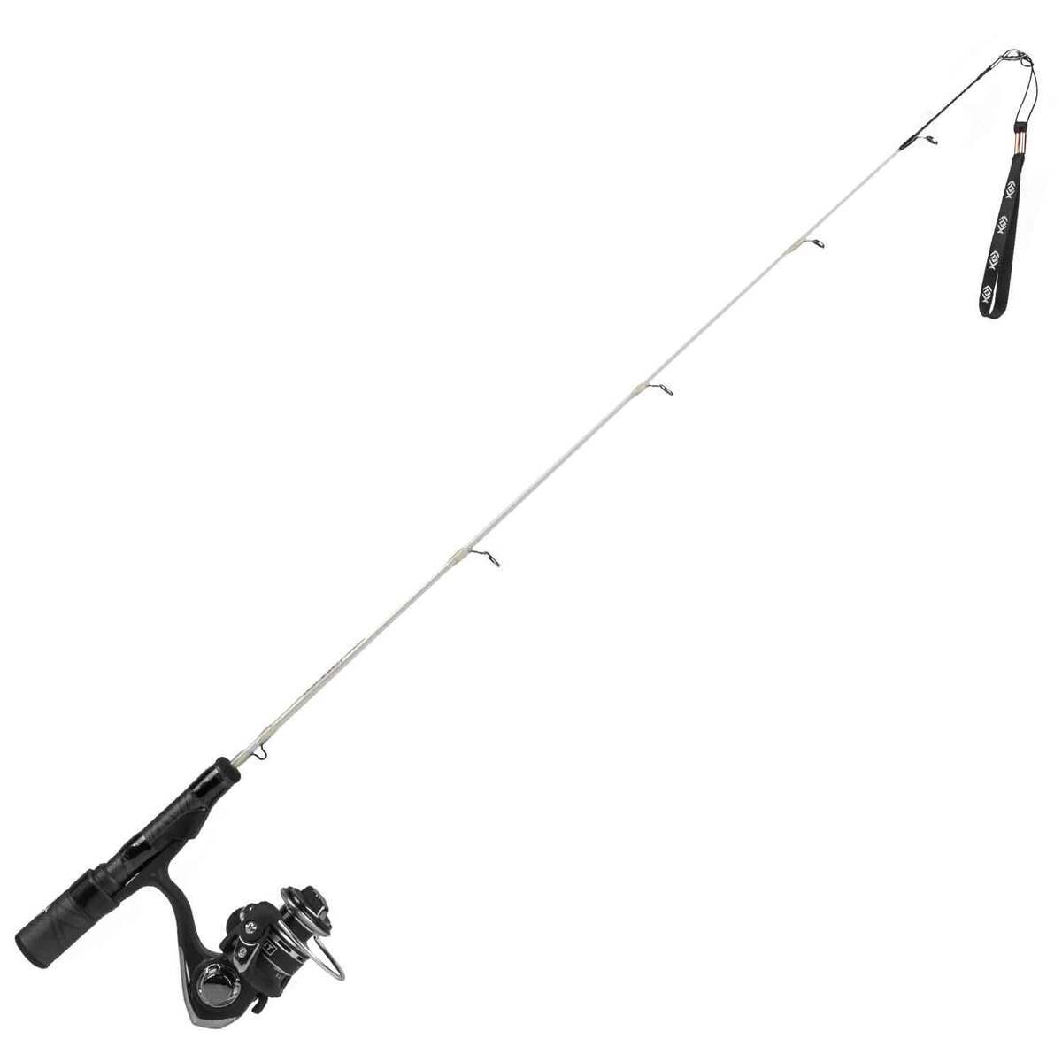 13 Fishing Whiteout Ice Fishing Spinning Rod and Reel Combo - 27.5in Medium Light Power 13 Fishing Whiteout Ice Fishing Spinning Rod and Reel Combo - 27.5in Medium Light Power