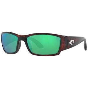 Costa Corbina Polarized Sunglasses - Tortoise/Green Mirror