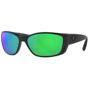 Costa Fisch Polarized Sunglasses - Blackout/Green Mirror