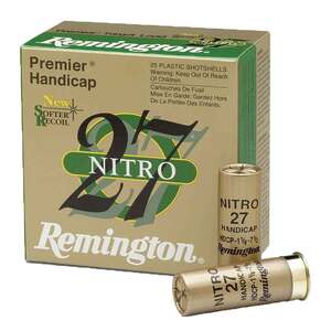 Remington Nitro 27 12 Gauge 2-3/4in #7.5 1oz Target Shot Shells - 25 Rounds