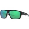 Costa Bloke Polarized Sunglasses - Matte Black/Green Mirror - Adult