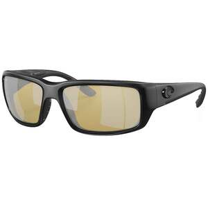 Costa Fantail Polarized Sunglasses - Blackout/Sunrise Silver Mirror