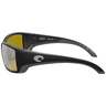 Costa Blackfin Polarized Sunglasses - Matte Black/Sunrise Silver Mirror - Adult