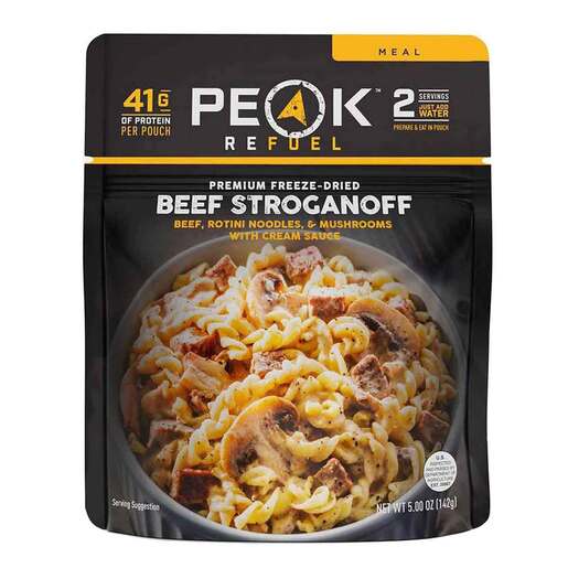 Peak Refuel Beef Stroganoff on sale now for $14.99 Peak Refuel Beef Stroganoff