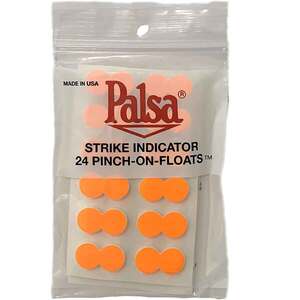 Palsa Pinch-On-Float Strike Indicators, Orange