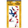 Browning USA Buckmark Decal - 6in - Red, White, Blue 6in