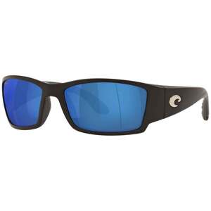 Costa Corbina Polarized Sunglasses - Matte Black/Blue Mirror