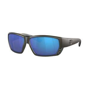 Costa Tuna Alley Polarized Sunglasses - Matte Steel Gray Metallic/Blue