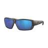 Costa Tuna Alley Polarized Sunglasses - Matte Steel Gray Metallic/Blue - Adult