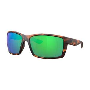 Costa Reefton Polarized Sunglasses - Retro Tortoise/Green