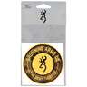 Browning Arms Co. Decal - Brown and Yellow