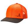 Orvis Men's Waxed Brim Mesh Back Hat - Blaze Orange - Blaze Orange One Size Fits Most