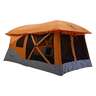 Gazelle T4 Hub 8-Person Camping Tent - Sunset Orange - Sunset Orange