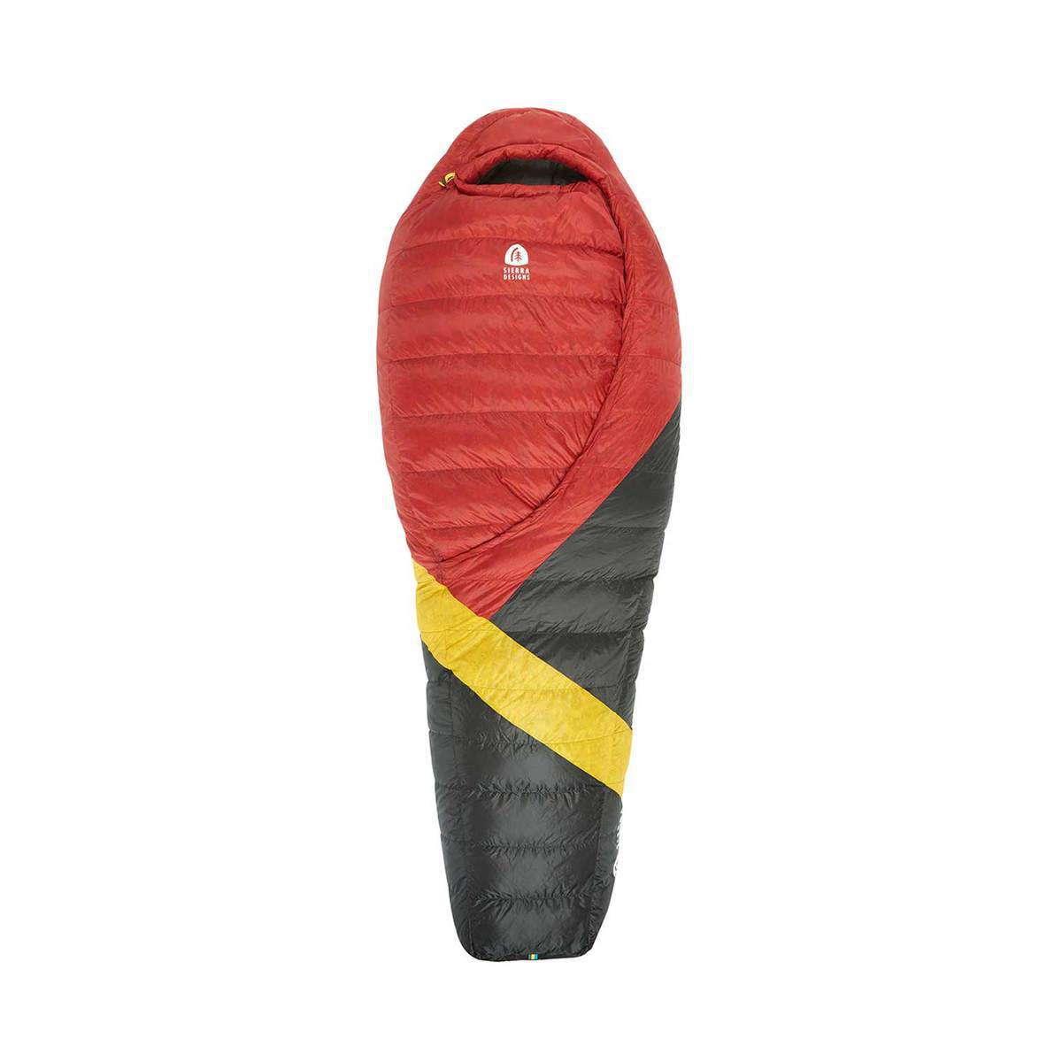 Sierra Designs Cloud 20 Degree Regular Mummy Sleeping Bag - Red - Red, Black, Yellow Regular Sierra Designs Cloud 20 Degree Regular Mummy Sleeping Bag - Red - Red, Black, Yellow Regular