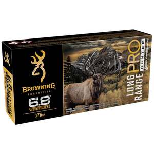 Browning Pro Hunter 6.8mm Western 175gr Centerfire Ammo - 20 Rounds