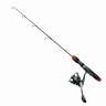 HT Enterprises Platinum Pro DX Ice Fishing Combo - Red/Black/Checkered, 25in, Moderate Action - Red/Black/Checkered