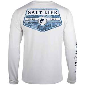 Salt Life Men's Incognito Performance Pocket Long Sleeve Casual Shirt