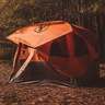 Gazelle T4 Hub 4-Person Camping Tent - Sunset Orange - Orange