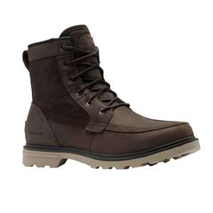 Sorel Men's Carson Storm Waterproof Lace Up Boots - Blackened Brown - Size 11.5