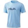 Huk Men's Logo Short Sleeve Casual Shirt