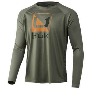 Huk Men's Reflection Pursuit Long Sleeve Fishing Shirt