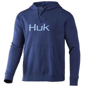 Huk Men's Logo Fleece Fishing Hoodie