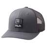 Huk Men's Huk'd Up Adjustable Trucker Hat - Volcanic Ash - One Size Fits Most - Volcanic Ash One Size Fits Most