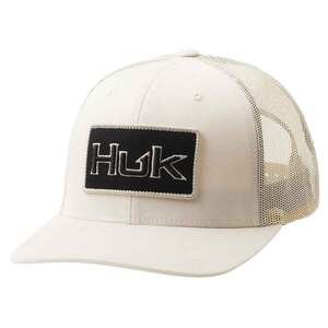 Huk Bold Patch Trucker Hat - Khaki - One Size Fits Most