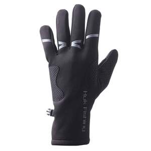  HUK Power Stretch Fingerless Fishing Gloves : Sports