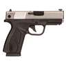 Bersa BP9 Concealed Carry 9mm Luger 3.3in Nickel/Black Pistol - 8+1 Rounds - Black