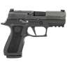 Sig Sauer P320 X-Compact 9mm Luger 3.6in Black Nitron Stainless Steel Pistol - 15+1 Rounds - Black