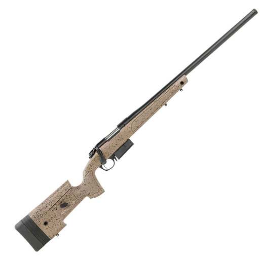 Bergara B-14 HMR Graphite Black Cerakote Brown Bolt Action Rifle - 308 Winchester - Brown image