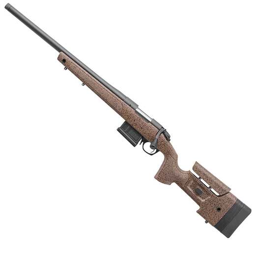 Bergara B-14 HMR Graphite Black Left Hand Bolt Action Rifle - 300 Winchester Magnum - 26in - Brown image
