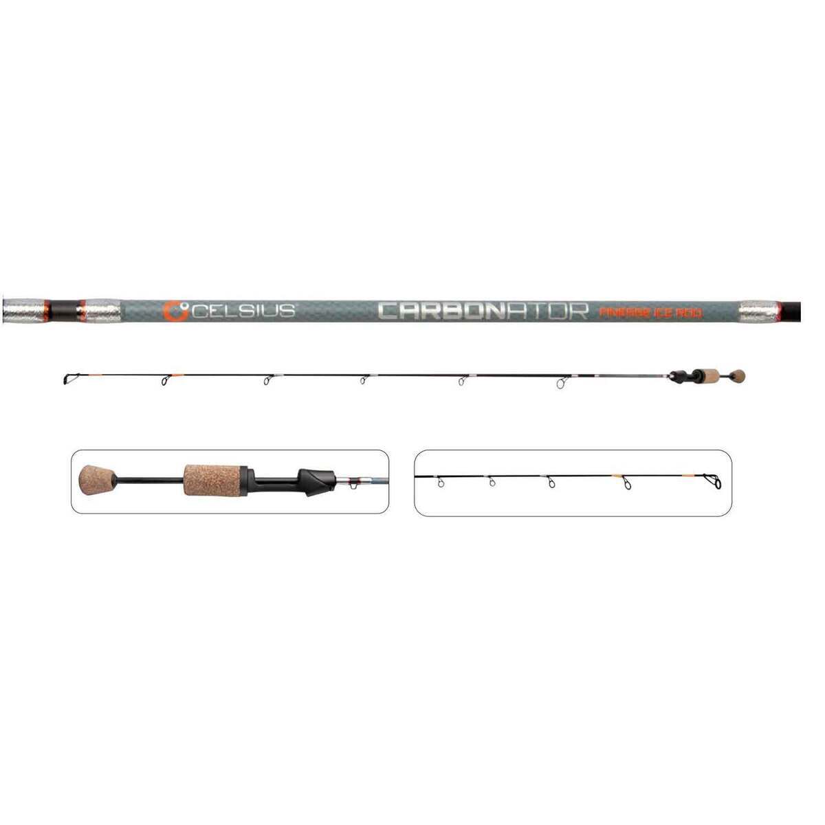Celsius Carbonator Finesse Ice Fishing Rod - 42in, Ultralight