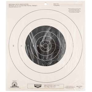 Birchwood Casey NRA 25 Yards Slow-Fire Target Bullseye Hanging Paper Target
