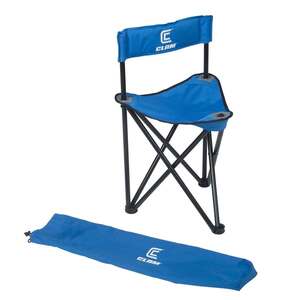 Clam Folding Tripod Chair - Blue