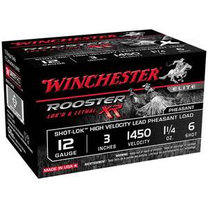 Winchester Rooster XR 12 Gauge 3in #6 1-1/4oz Upland Shotshells - 15 Rounds