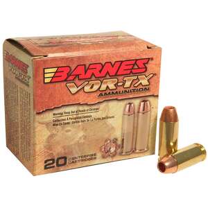 Barnes VOR-TX 10mm Auto 155gr Full Metal Jacket Centerfire Handgun Ammo - 20 Rounds