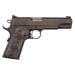 Auto Ordnance 1911-A1 Old Glory 45 Auto (ACP) 5in Bronze Cerakote Stainless Steel Pistol - 7+1 Rounds